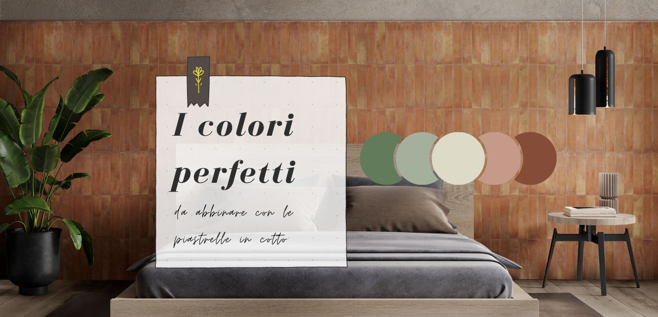 Quali colori abbinare con pavimento in cotto?